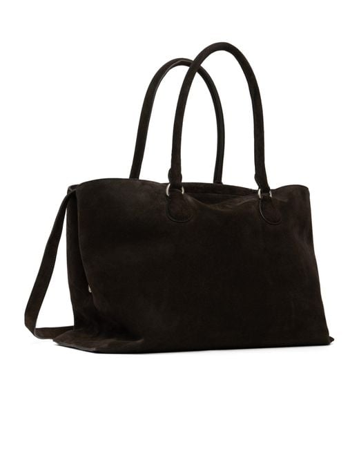 OSOI Black Shell Brot Double Handle Shoulder Bag
