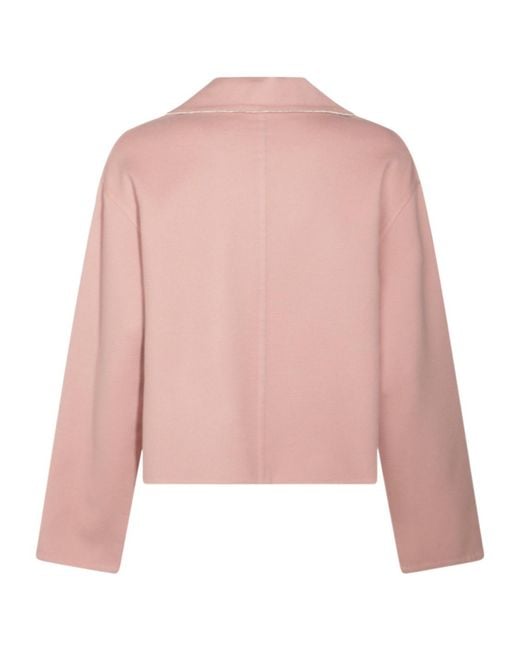 Fabiana Filippi Pink Double Cropped Jacket