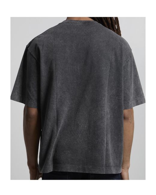 Off-White c/o Virgil Abloh Black Racing Skate Crewneck T-Shirt for men