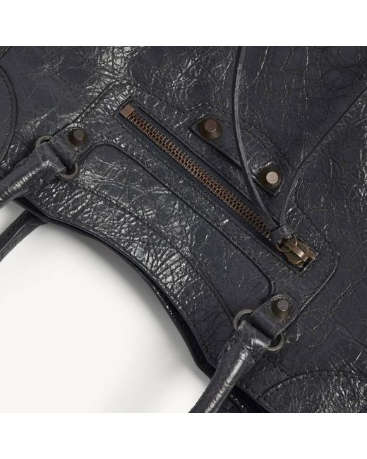 Balenciaga Black Le City Mini Leather Tote Bag