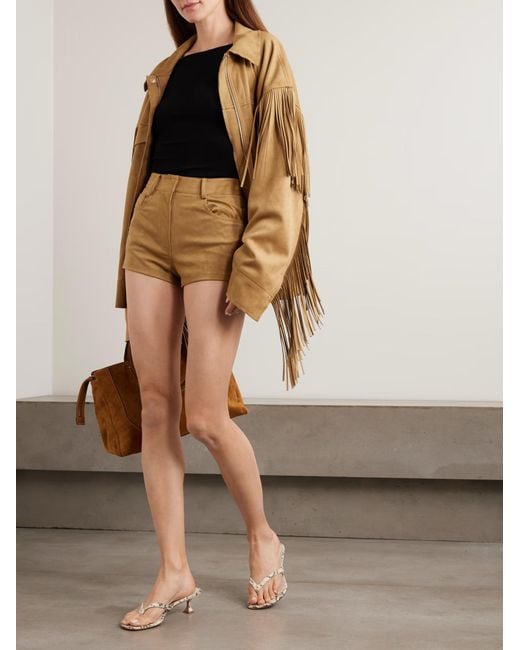 Norma Kamali Natural Oversized Tassel Casual Jacket