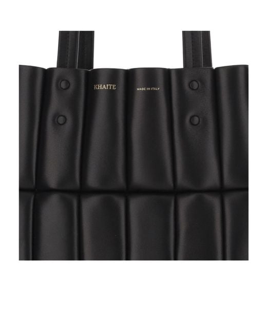 Khaite Black Small Zoe Tote Bag