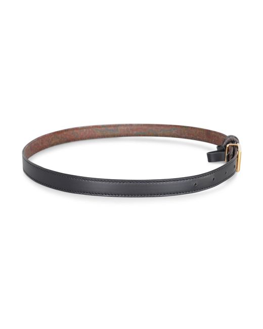 Etro Multicolor Reversible Paisley Belt