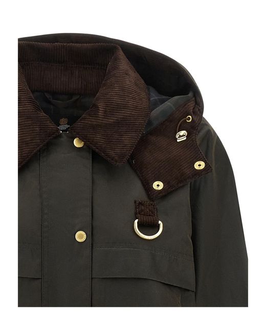 Barbour Black Long-Sleeve Casual Jacket
