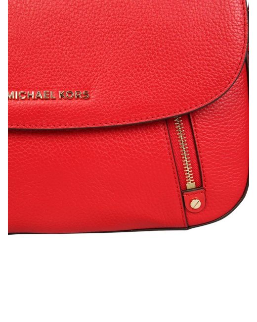 MICHAEL Michael Kors Red Top Flap Shoulder Bag