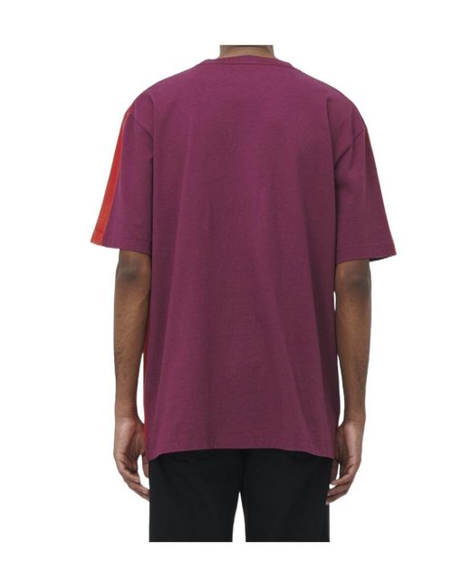 McQueen Skull Embroidered Two-Toned T-Shirt for men
