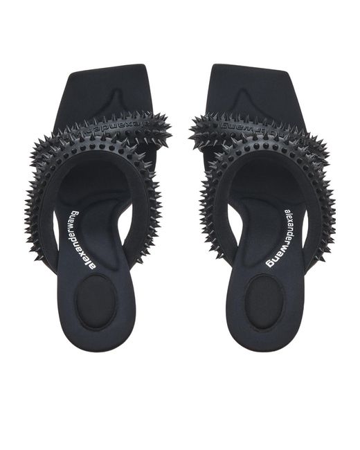 Alexander Wang Black Julie Tubular Sandals