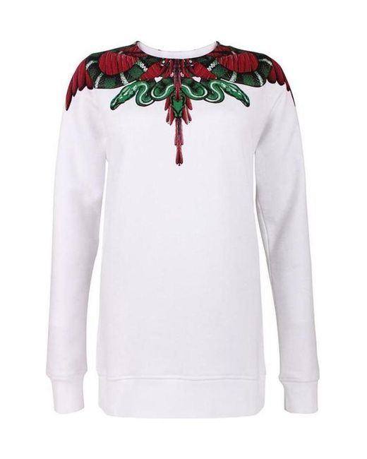 Marcelo Burlon White Logo Sweater
