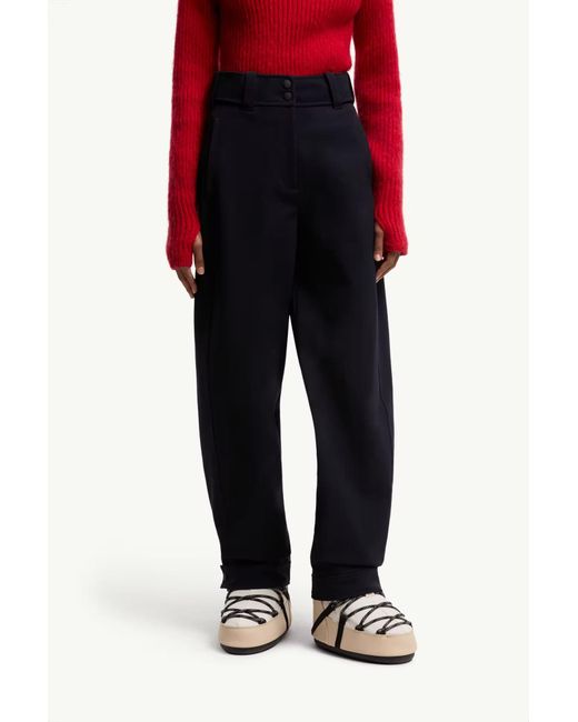 Moncler Blue Technical Twill Pants