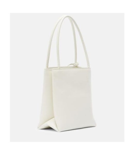 Magda Butrym White Julia Small Leather Shoulder Bag