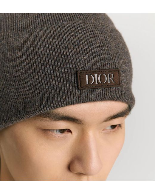 Dior Gray Icons Beanie for men