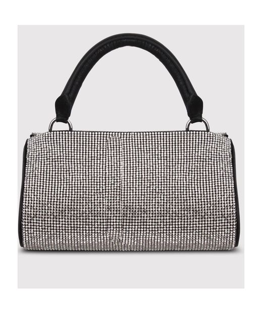 Kara Metallic Crush Mesh Clutch Bag