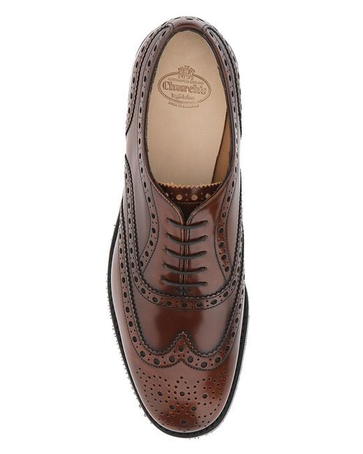 Church's Brown Burwood Wg Lace-Up Oxford Brogues