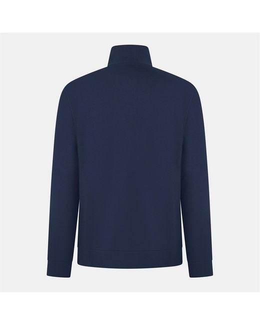 Boss Blue Quarter-Zip Fleece for men