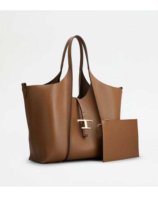 Tod's Brown Double-Handled Handbag