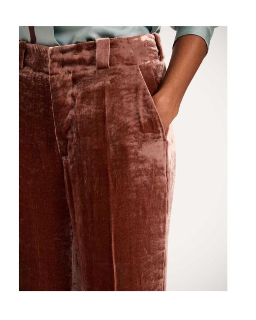 LaDoubleJ Brown La Doublej Good Butt Velvet Flare Pants