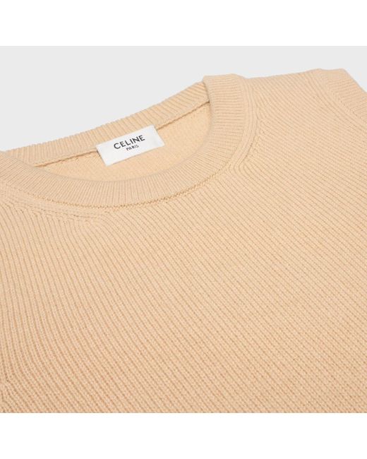 Céline Natural Crew Neck Sweater