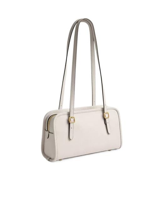 COACH White Swing Zip Bag