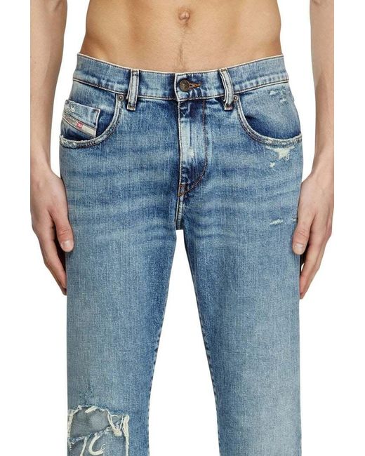 DIESEL Blue 2019 D-Strukt Slim Jeans for men