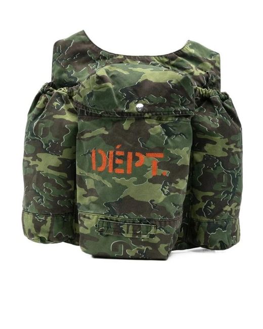 GALLERY DEPT. Green Camouflage Backpack for men