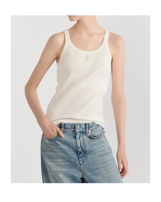 Dior White Tank Top