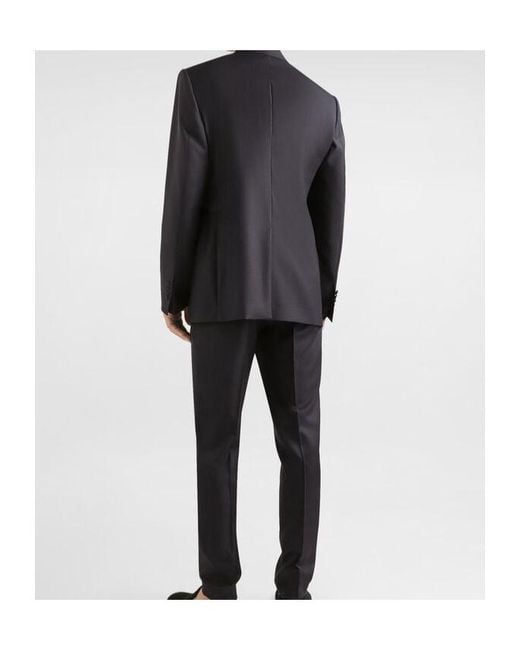 Dolce & Gabbana Black Single-Breasted Sicilia Jacket for men