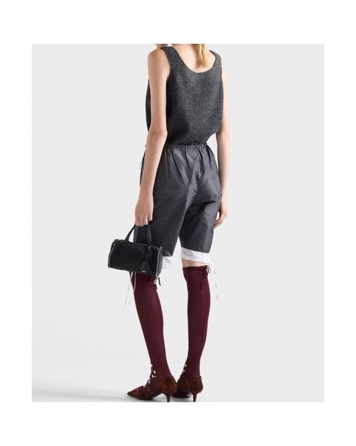 Prada Gray Shetland Wool Top