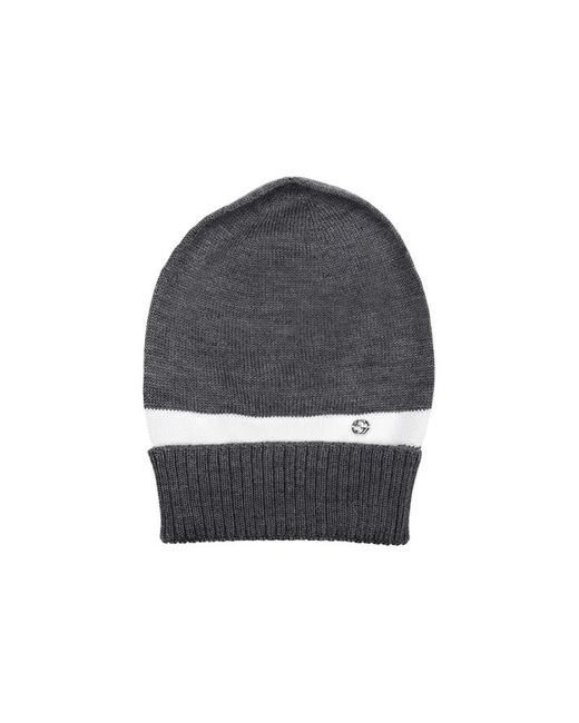 Gucci Gray Logo Knitted Hat for men