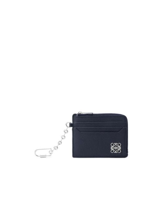 Loewe Blue Anagram Square Coin Cardholder