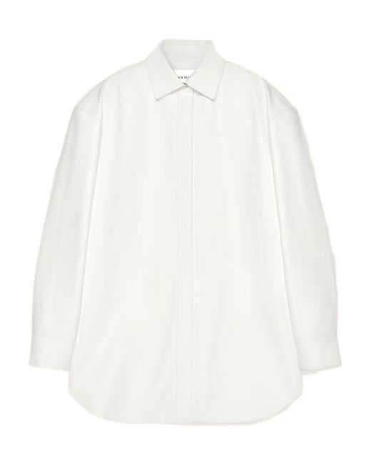 Givenchy White Asymmetric Shirt