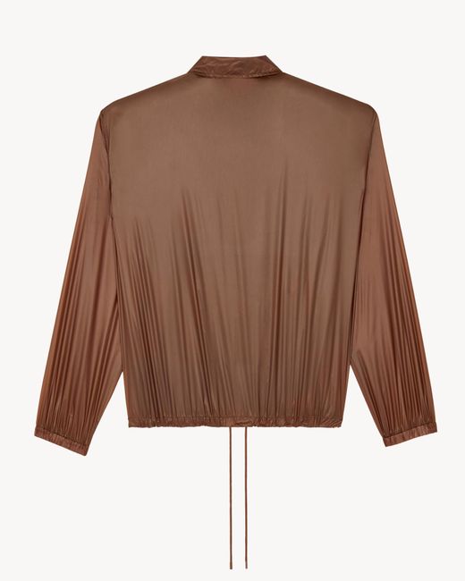 Saint Laurent Brown Long Sleeve Jacket for men