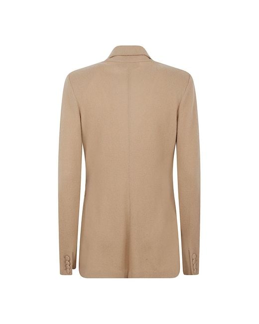 Gabriela Hearst Natural Single-Breasted Blazer