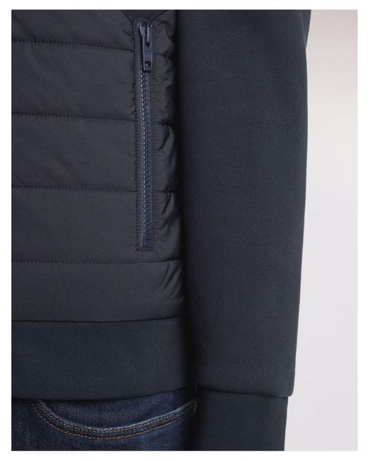 Fay Blue Padded Bomber Jacket for men