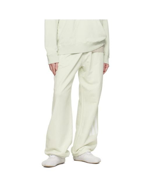 MM6 by Maison Margiela White Numbers-Motif Track Pants