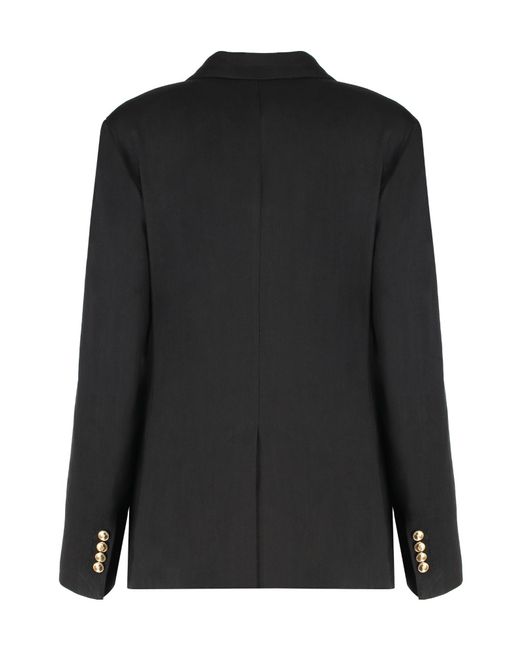 Elisabetta Franchi Black Single Button Jacket
