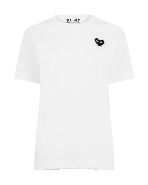 COMME DES GARÇONS PLAY White Comme Des Gar?Ons Play Regular Fit T-Shirt