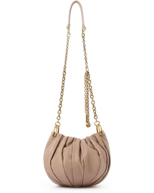 Chloé Natural Chloé Plissé Clutch Bag
