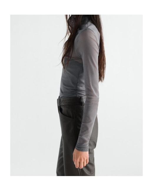 Lemaire Gray Ballerina Scarf Top