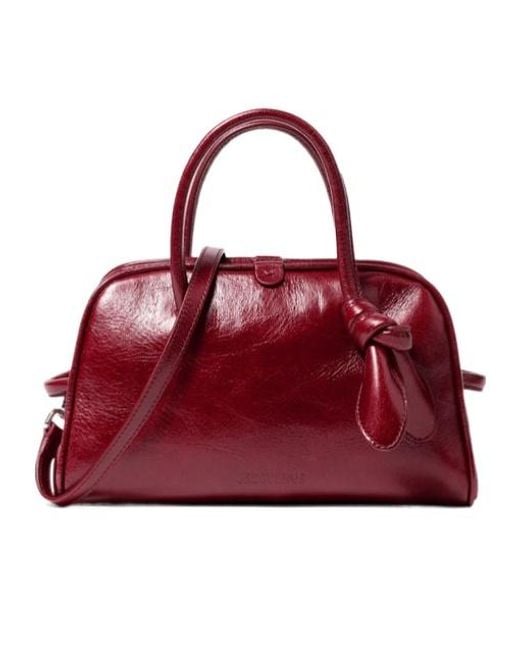Jacquemus Red The Turismo Small Bowling Bag