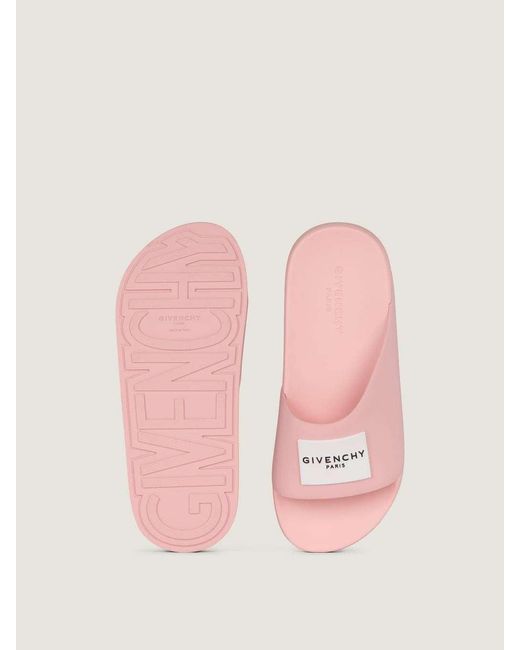 Givenchy Pink Label Flat Slip-On Slides
