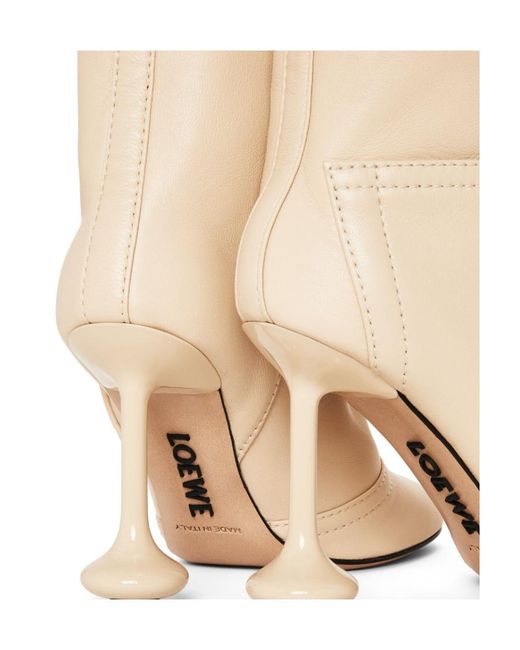 Loewe Natural Flared-Heel Ankle Boots