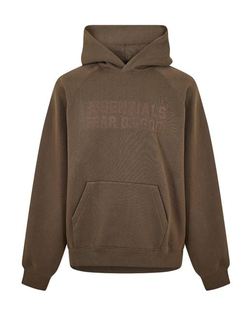 Fear Of God Green Logo Hoodie for men