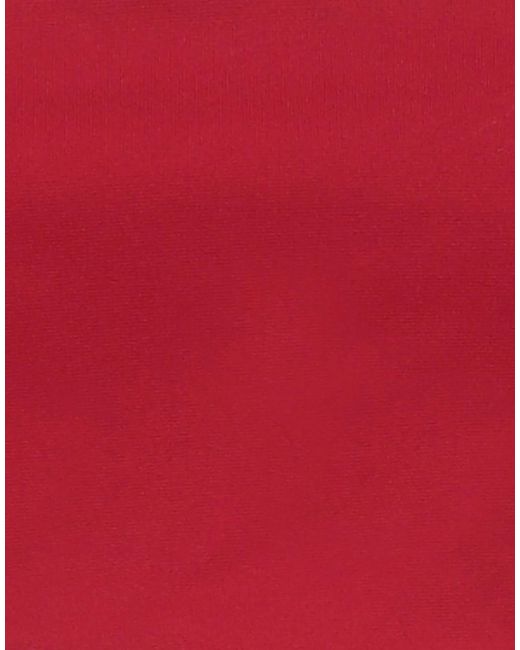 Dolce & Gabbana Red Minimalist Long-Sleeve Cropped Top