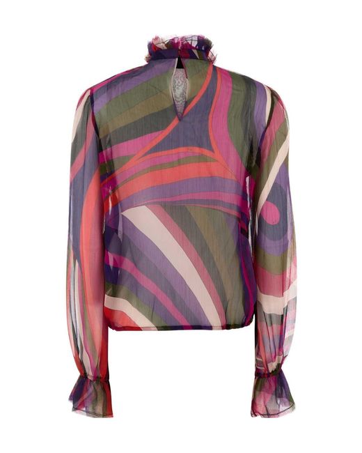Emilio Pucci Red Blouses