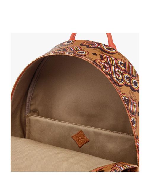 MCM Brown Stark Backpack for men