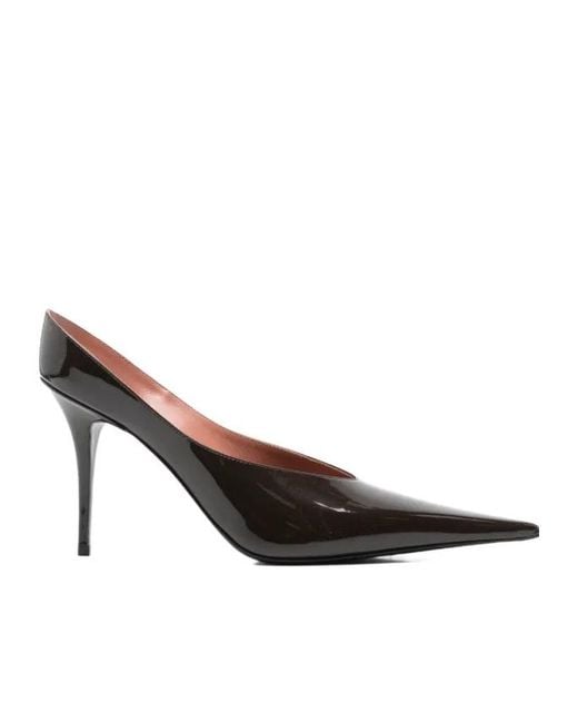AMINA MUADDI Brown 90Mm Anok Mules
