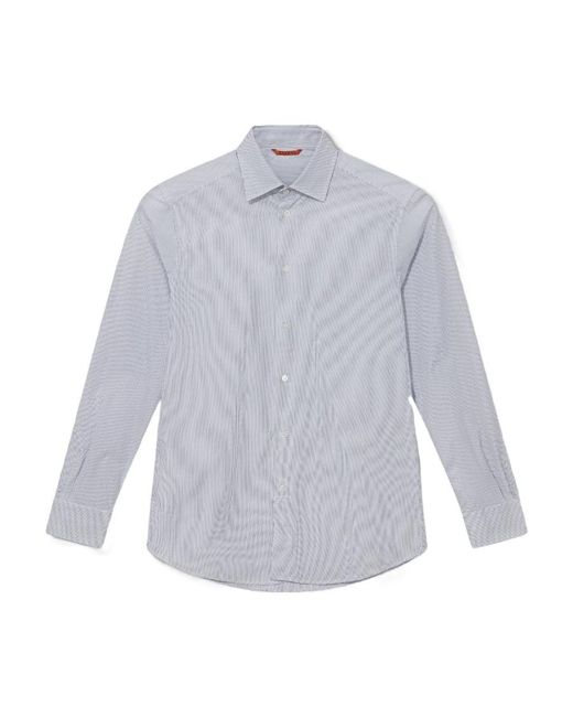 Barena Gray Long-Sleeved Button Shirt for men
