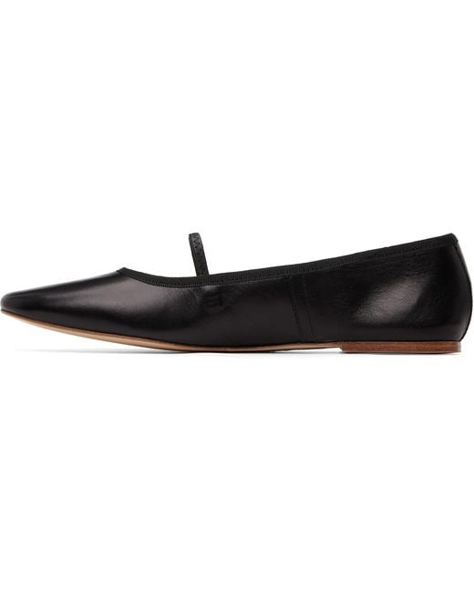A.P.C. Black Swan Ballet Flats