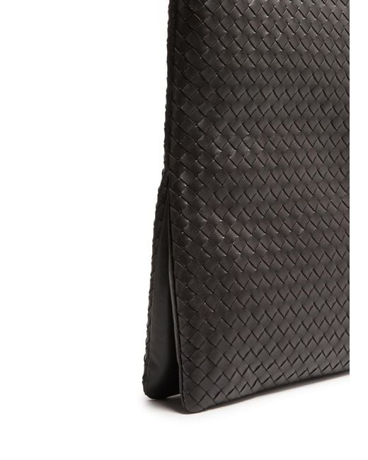 Bottega Veneta Black Giornale Pouch