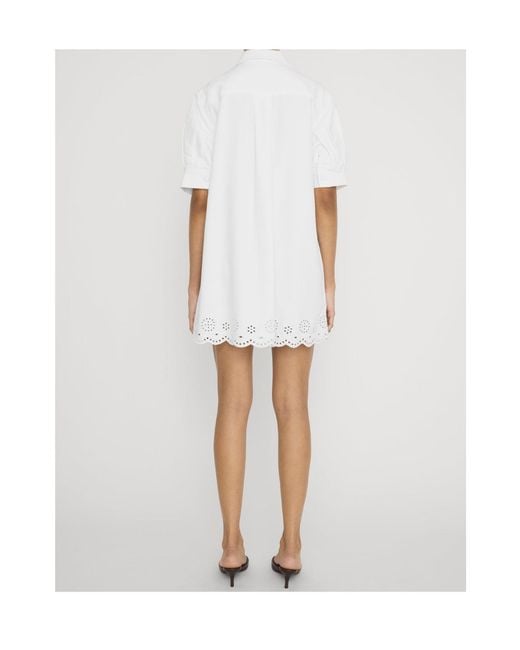 FRAME White Eyelet Play Dress
